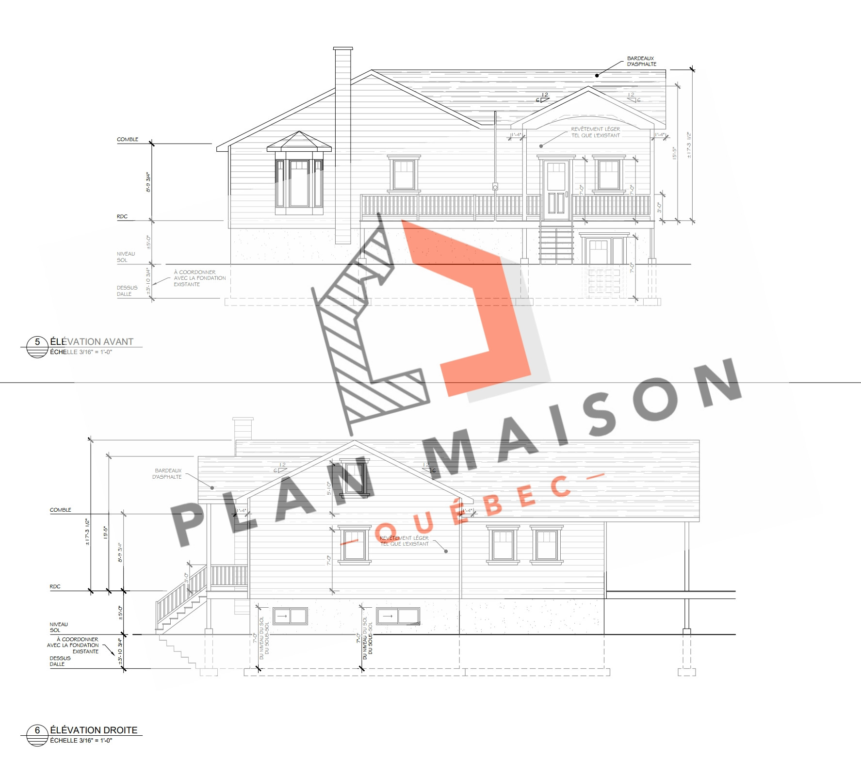 Plan agrandissement maison Bromont Plan Maison Québec